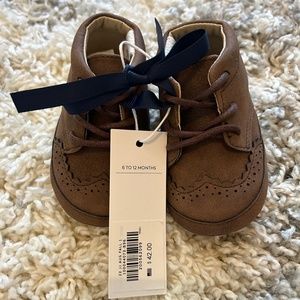 NWT Janie and Jack Wingtip Baby Boy Shoes size 6-12 months